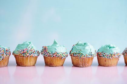 delicious cupcakes with sprinkles would make a great readathon prize